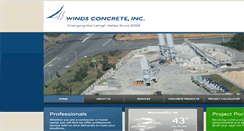 Desktop Screenshot of 4windsconcrete.com